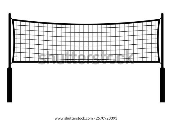 volleyball net vector illustration court 600w 2570923393